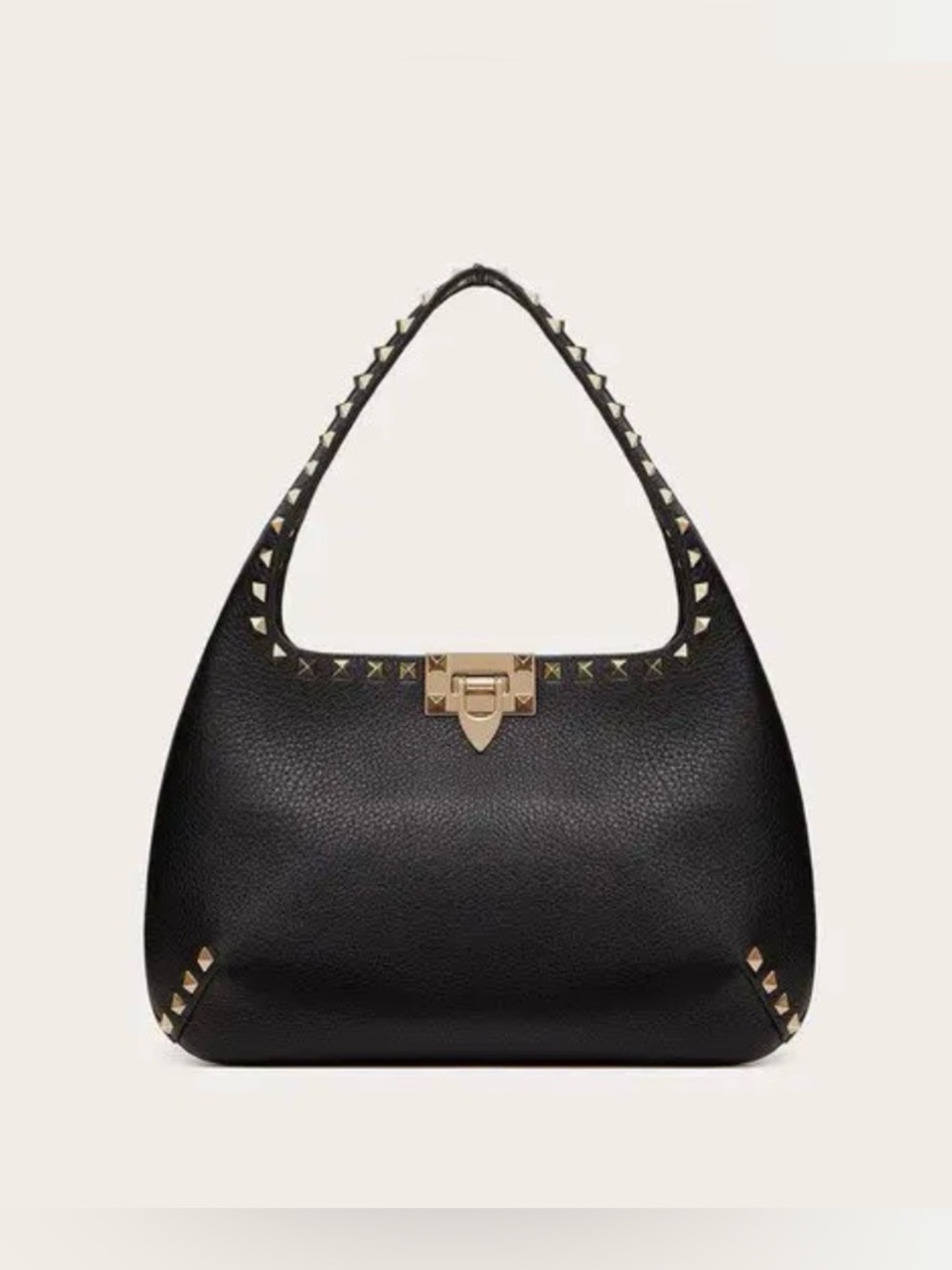 Valentino Rockstud Hobo Handbag